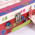 Fancy suitcase colour gift paper packaging box